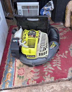 Ryobi BP42 backpack blower starts an idles but dies when you hit gas