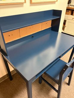 Blue Kids Desk and Chair