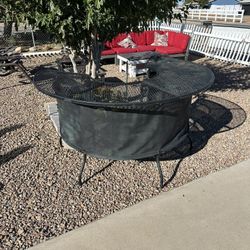 Iron Outdoor Bar (Black)