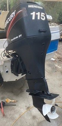 2005 Mercury 115 EXLPT EFI 4 Stroke Outboard Motor - 334 Hours
