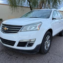2017 CHEVY TRAVERSE LT, 3RD ROW SEAT, COLD AC, RUNS GREAT, FINANCE AVAILABLE 🚘
