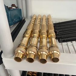 Rod Butts #2 Gold Aluminum  Butts New