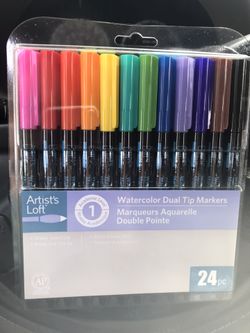 Watercolor Duel Tip Markers