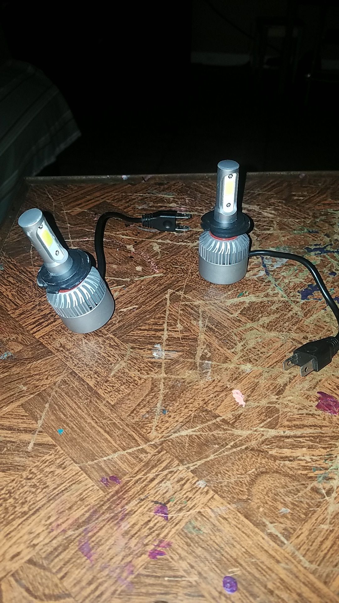 New H7 2002 volvo v70 low beam leds headlights 2 leds per light