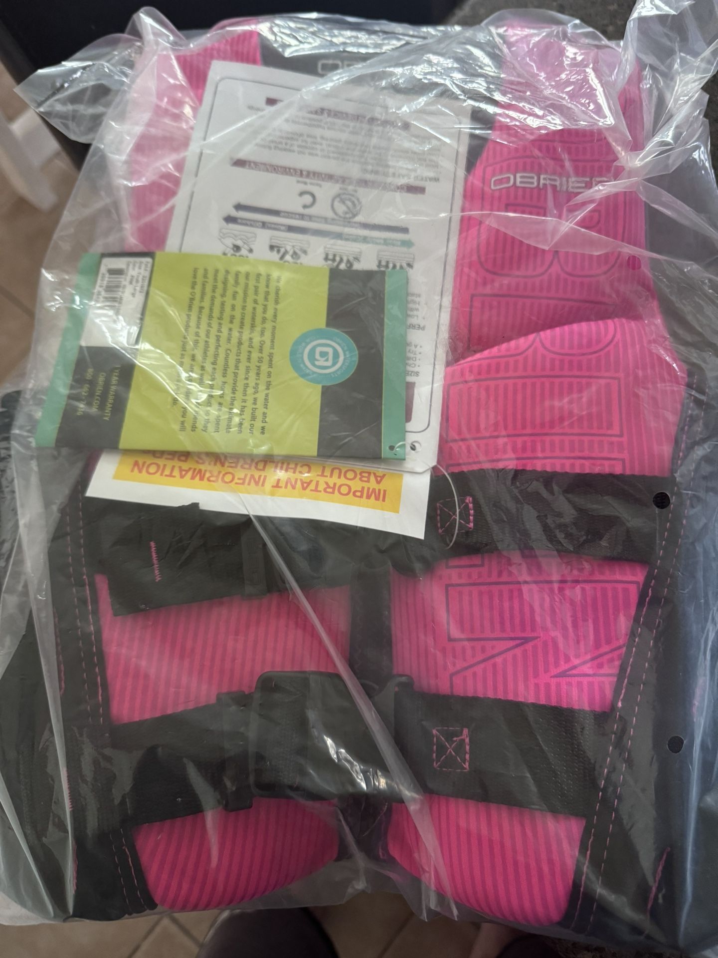 O’Brien VFlex Life Jacket Youth Large NEW