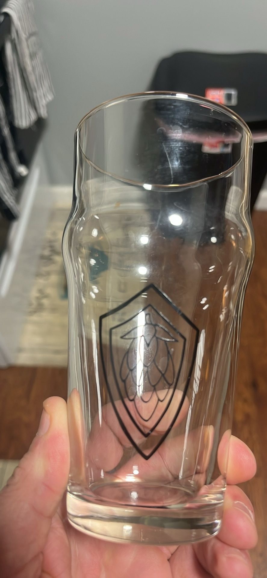 Hops Beer Glass Higher Ground Brewing