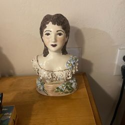 Vintage Porcelain Statue 