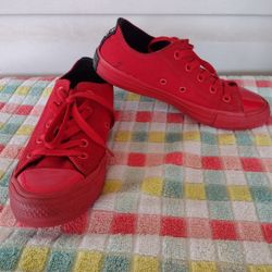 Red Converse unsex