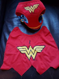 Wonder Woman Dog Harness