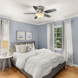 Queen Grey Fabric Upholstered Bed frame