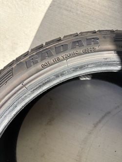 4 used tires 235/40R19