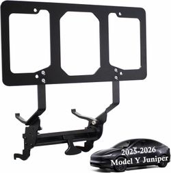VIZQUE Front Plate Holder – Tesla Model Y Juniper 2025–2026 (New)