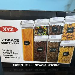 14 Pc Storage Containers