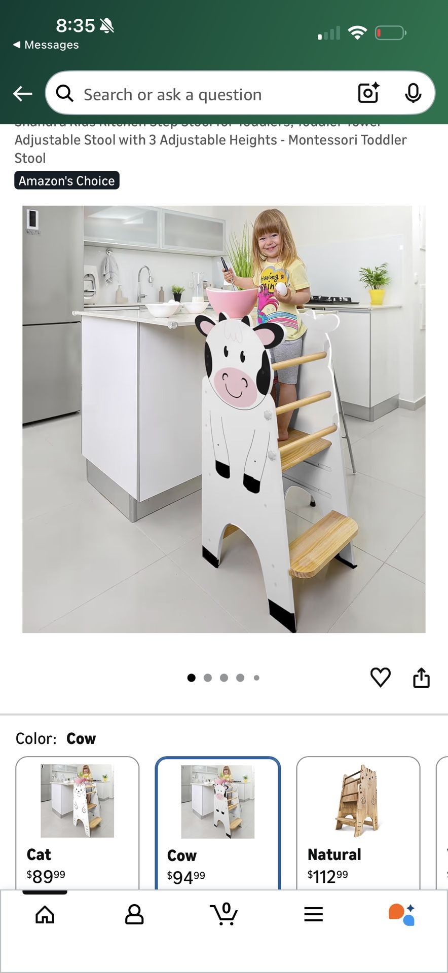 Kids Kitchen Step Stool for Toddlers