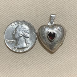 Sterling Heart Locket 