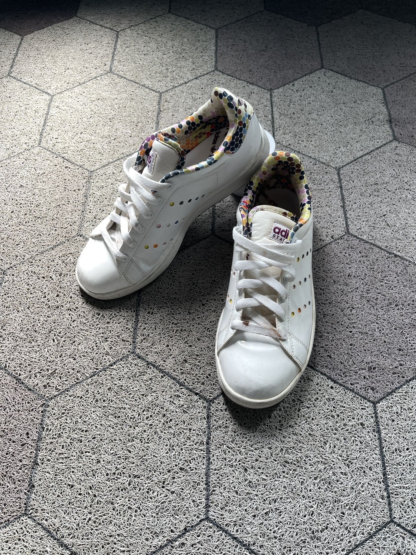 ADIDAS 2008 Vintage Patent Leather Stan Smith, Size 7