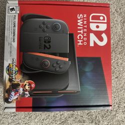 Brand New Unopened Nintendo Switch 2 Console With Mario Kat Bundle