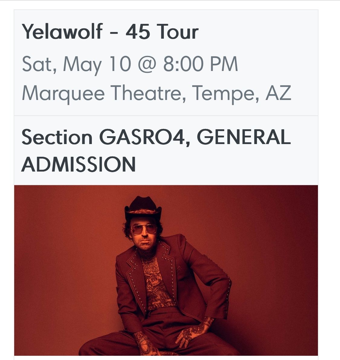 YELAWOLF GA TICKETS
