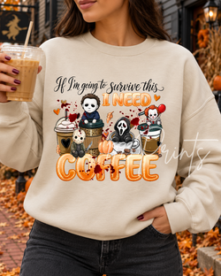 I Need Coffee 👻☕ Spooky Coffee Design
