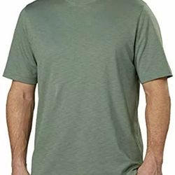   Kirkland Signature Men’s Pima Cotton Slub Tee, Lime SZ: L