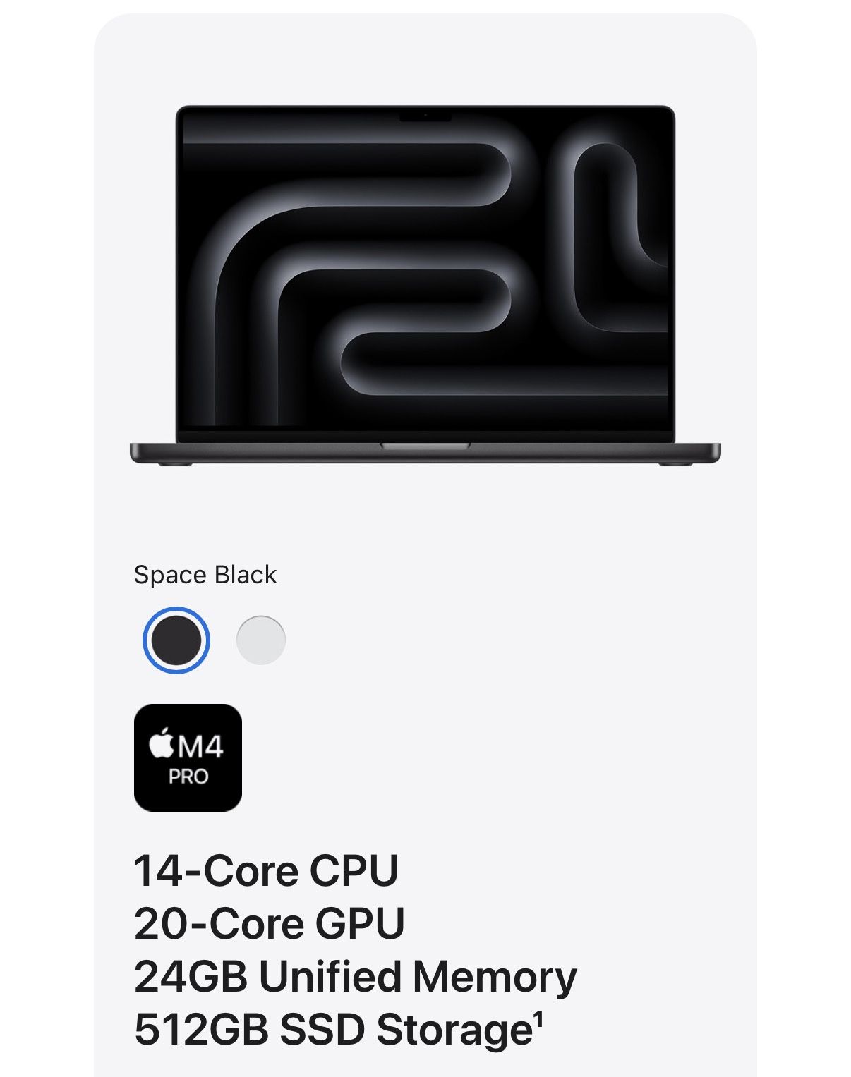 Apple MacBook Pro 14-core 20- Core Gpu