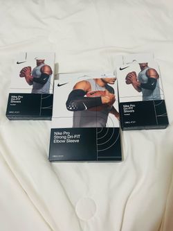 Nike Pro Dri-FIT Football Arm Sleeves + Elbow Sleeve Bundle – 3 Pieces New L-XL