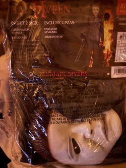 Michael Myers Halloween 2 costume New 8-10