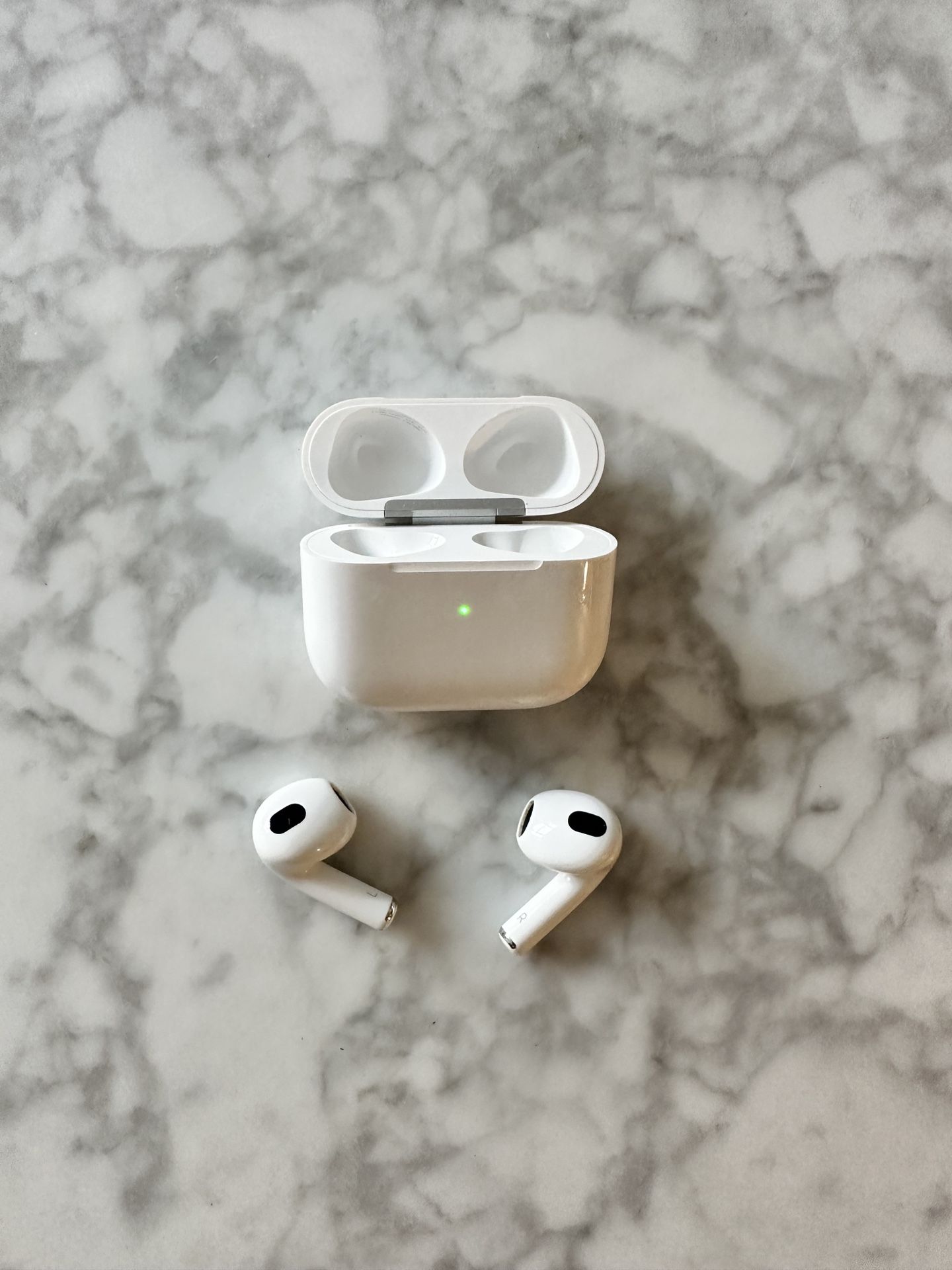Apple AirPods (3rd Generation) Wireless Earbuds with Lightning Charging Case. Spatial Audio, Sweat and Water Resistant, Up to 30 Hours of Battery Life