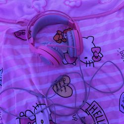 Pink Headset With Mic