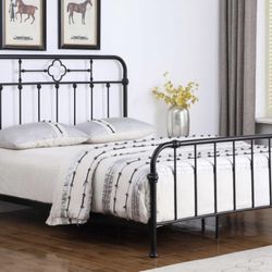 Queen Metal Bed No Mattress