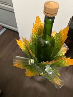 Tequila and shot glass holder