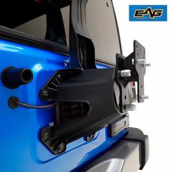 EAG Spare Tire Relocation Bracket Fit for 1(contact info removed) Wrangler CJ YJ TJ JK Not recommended if tires larger than 35 inches.
