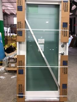 Sunshine Windows Glass Door with Hardware
