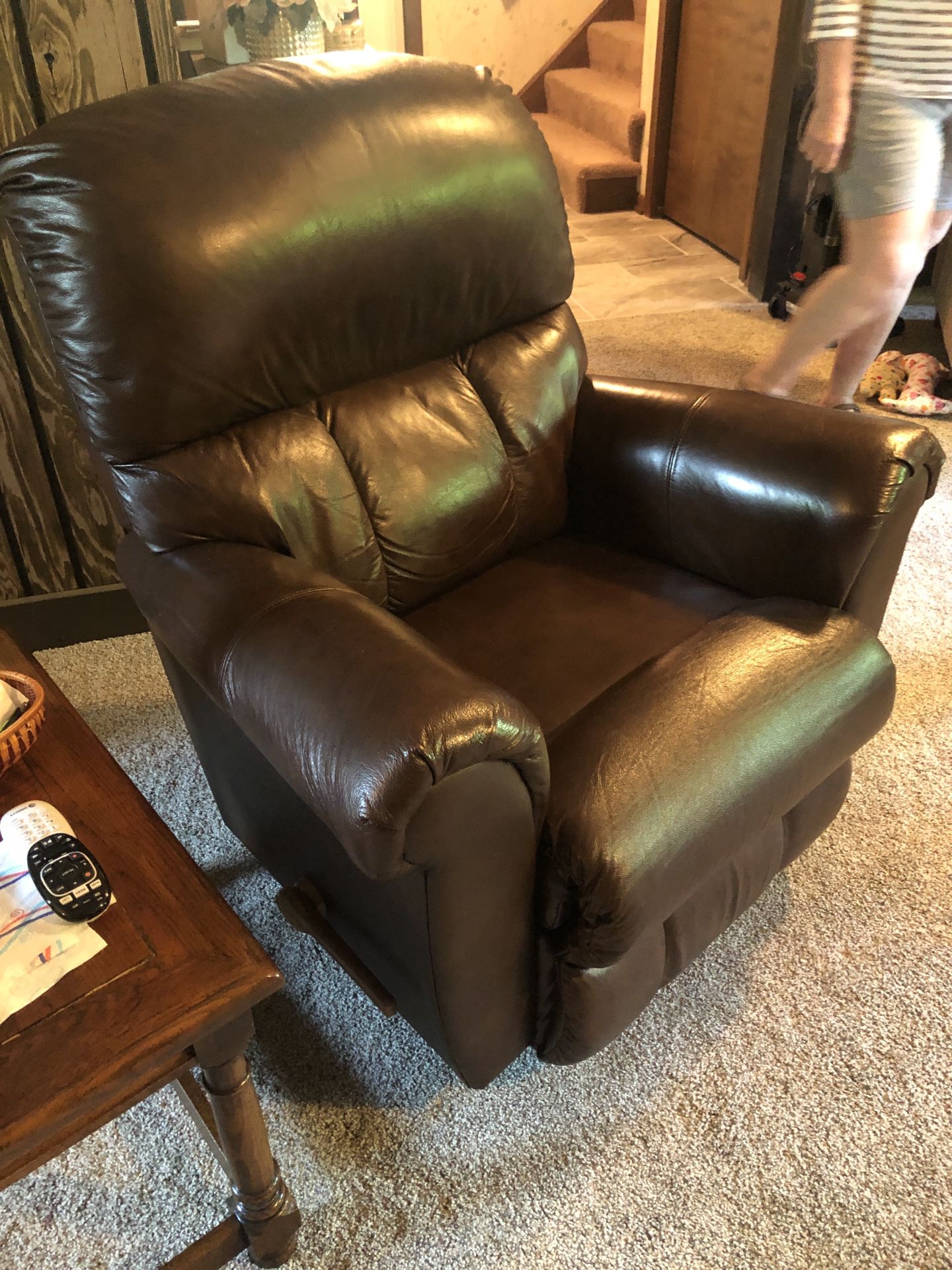 Lazy Boy Recliner - Leather