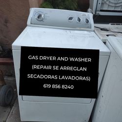 Gas Dryer And Washer (repair) Se Arregla Secadoras Lavadora 