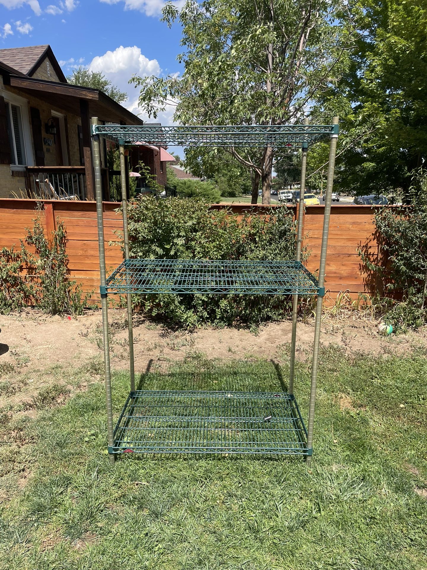 3- Tier Wire Shelf organizer- 42”L x 24”W x 67”H