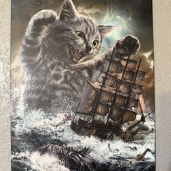 Kitten Sea Monster Displate Medium