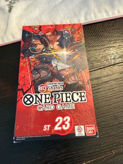 One Piece Card Game ST-23 Red Shanks Starter Deck (New/Sealed)