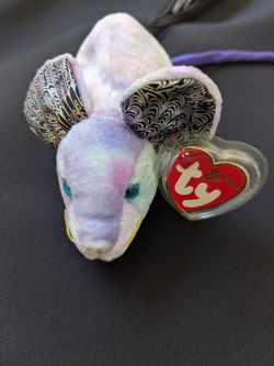 Vintage Ty Zodiac Rat Beanie Baby