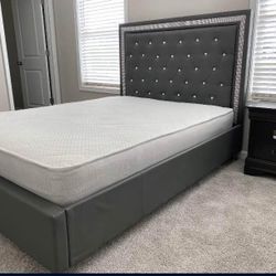 BRAND NEW BED UPHOLSTERED BED FRAMES .. KING SIZE $465!!..QUEEN SIZE $415!!
