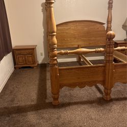 6 Piece Solid Oak Bedroom Set