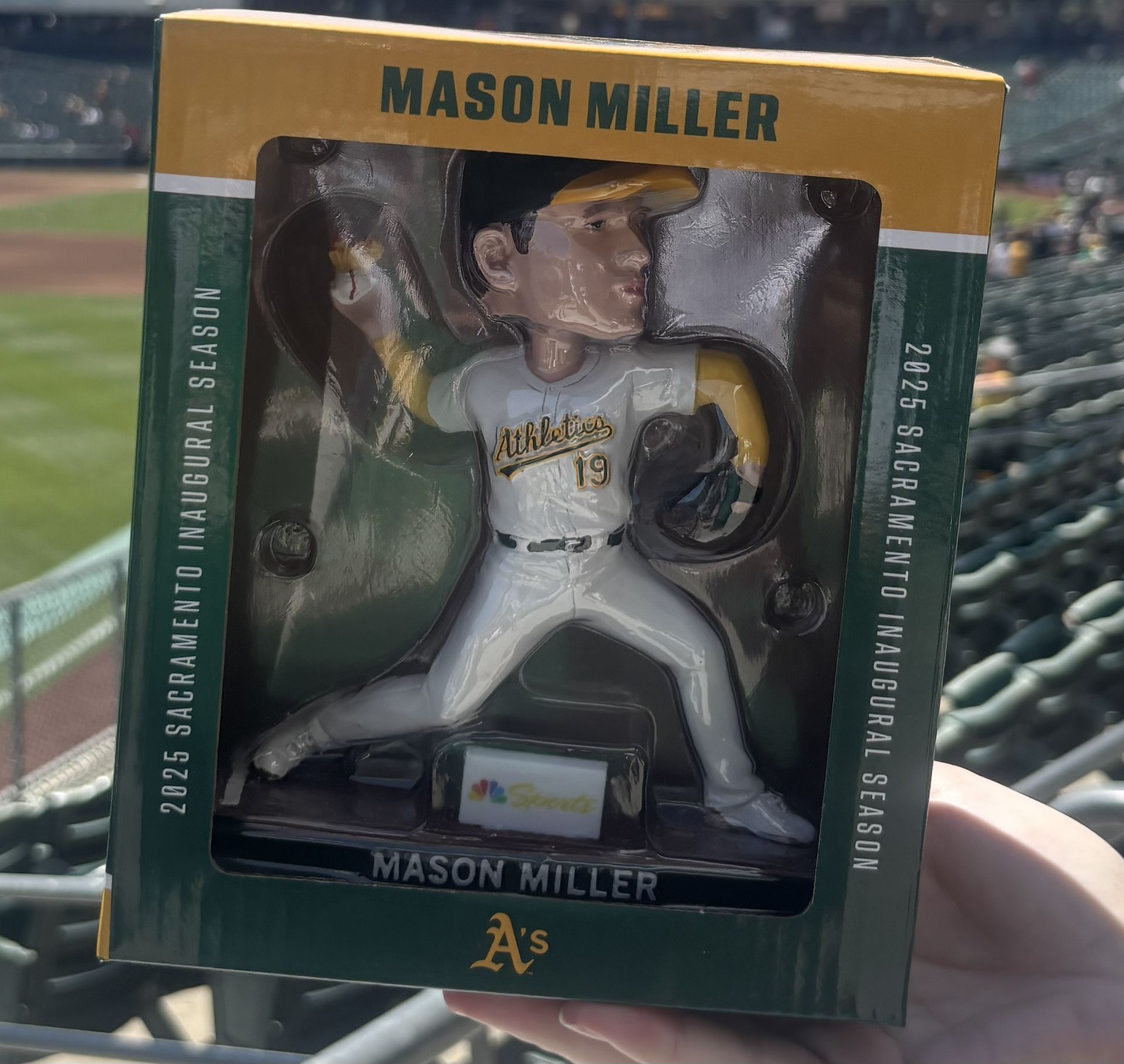 $40 Mason Miller Athletics Bobble Head NUB