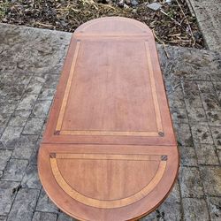 3 Drop Leaf Wood Coffee Table with Storage Shelf