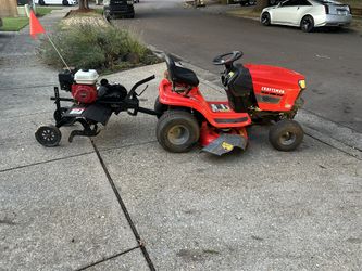 Craftsman Package Deal Mower And Tiller 