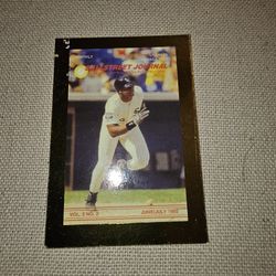 BALLSTREET JOURNAL June/July 1992 w/ FRANK THOMAS COVER GOLD CARD RARE !!