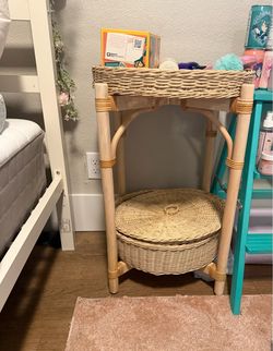 Small Wicker Table