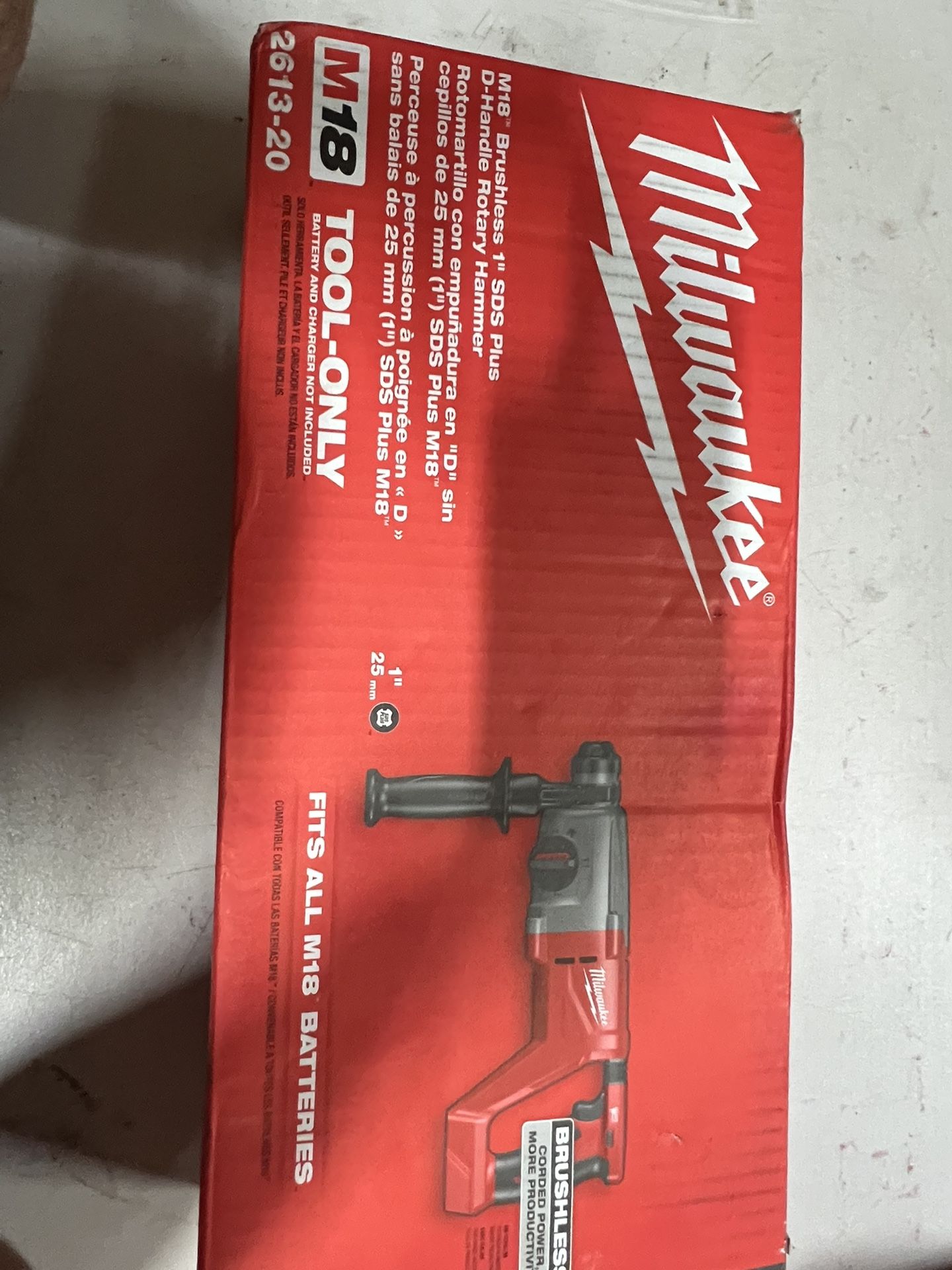 M18 18V Lithium-Ion Brushless Cordless 1 in. SDS-Plus D-Handle Rotary Hammer (Tool-Only)