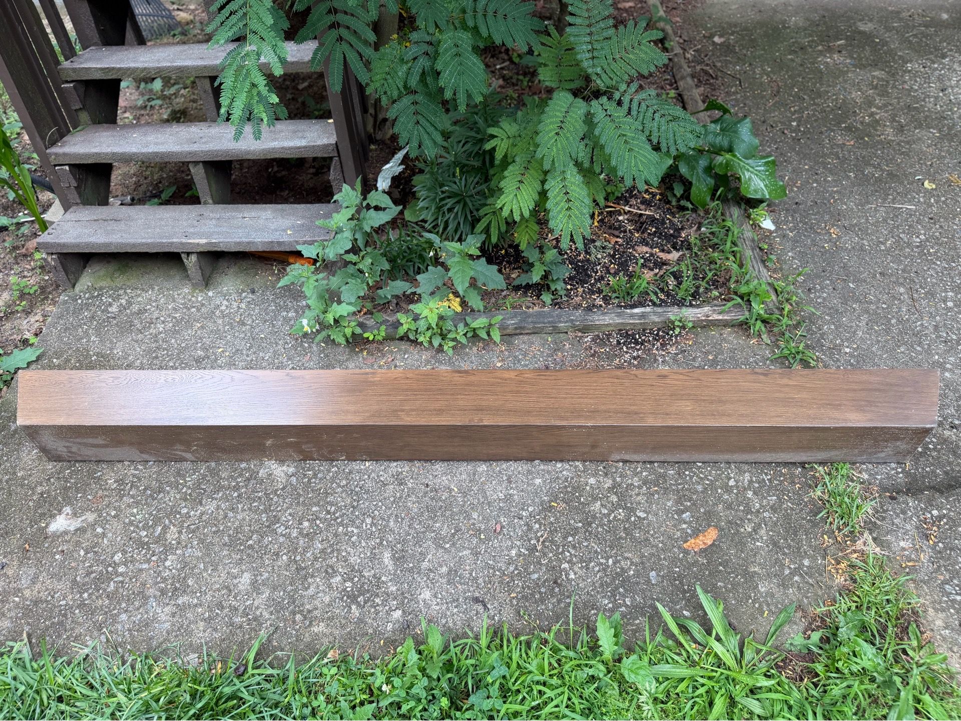 White oak mantle/shelf
