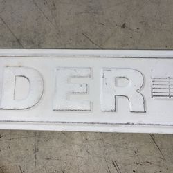 Fender Stratocaster Wall Decor Sign 20" x 3-3/8"