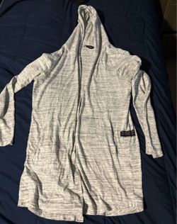 Ashes To Dust BLVCK STANDARD Men's Striped Long Sleeve Hooded Cardigan